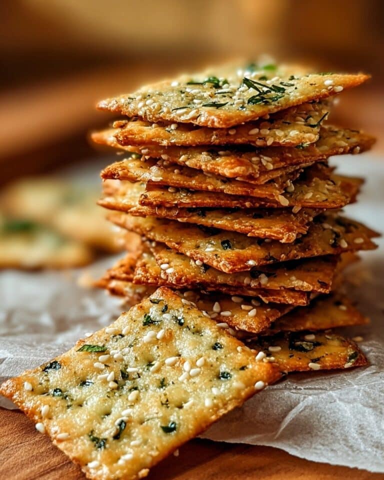 Baked Zucchini Herb Crackers for Healthy Finger Foods Recipe